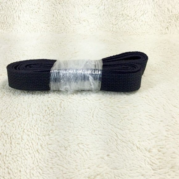 4+ Yards Black Canvas Webbing Strap - 1" - Picture 6 of 11